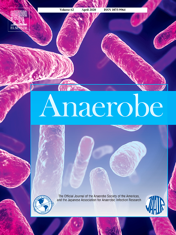 The original article by Ms. Ogane  was accepted in Anaerobe.